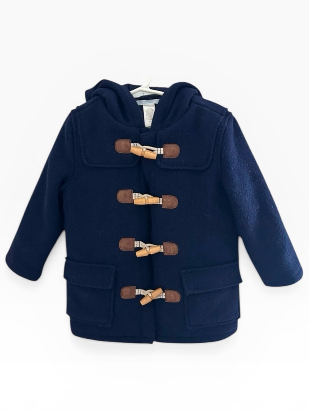 Janie and Jack Navy Wool Pea Coat Toggle Size 2T-3